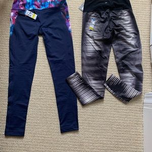 2 pairs of NWT leggings. Size s